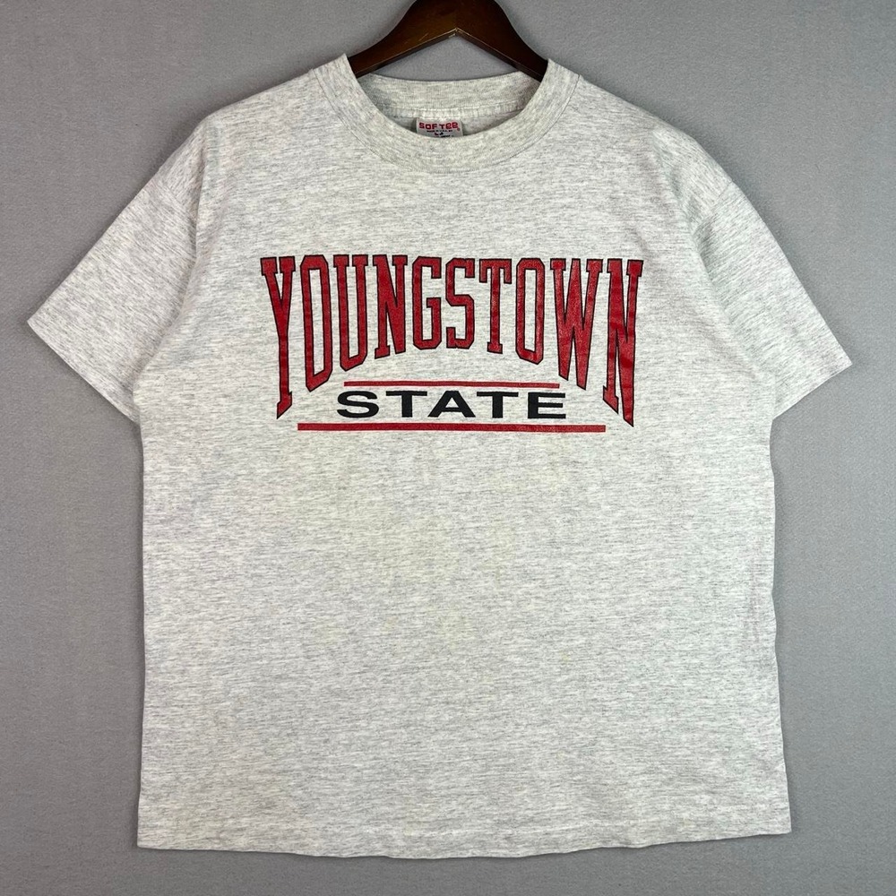 Vintage Youngstown State University Grey Tee Shirt XL